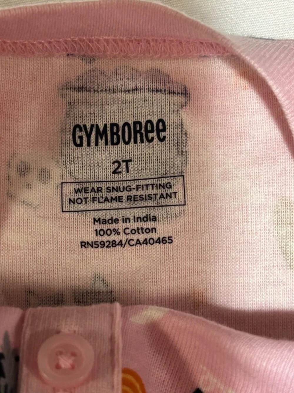 Gymboree Girls 2T Pink Cats Halloween 2 Piece Pajama Set NWT Fall Snug Fitting
